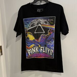 Pink Floyd Black Tee with Vibrant Graphic